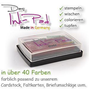 Stempelkissen Das Ink-Pad in 40 Farben